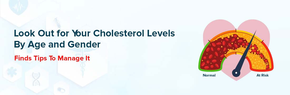Look Out for Your Cholesterol Levels By Age and Gender:  Finds Tips To Manage It